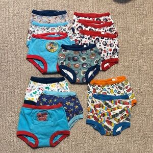 Training Underwear Set of 12 - Paw Patrol, Cars, Mickey
